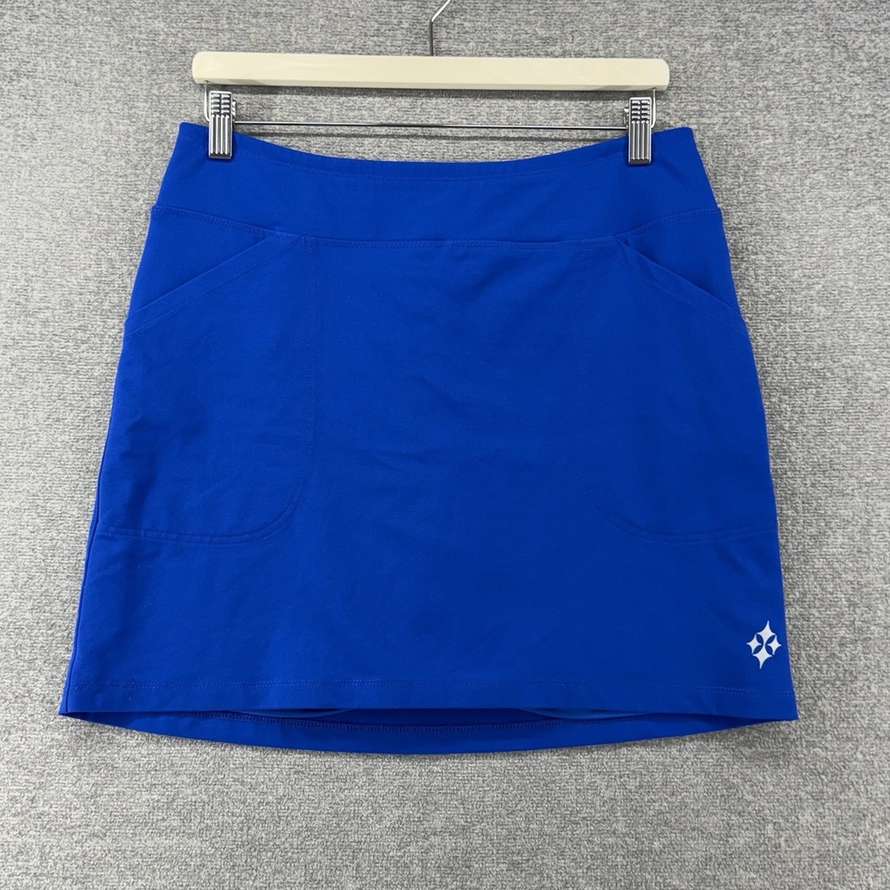Jofit Club Golf Skort Women Size Medium Royal Blue Stretch Tennis